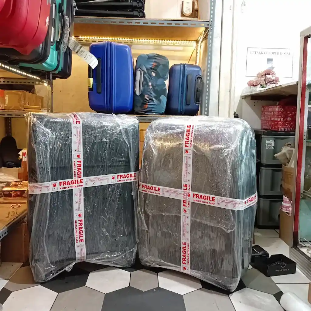 Layanan Pembuatan Custom Cover Koper NAMCO